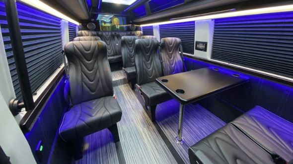 hialeah 18 passenger sprinter van interior
