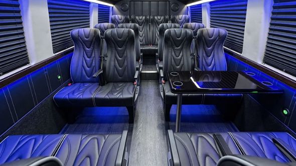hialeah 20 passenger sprinter van interior