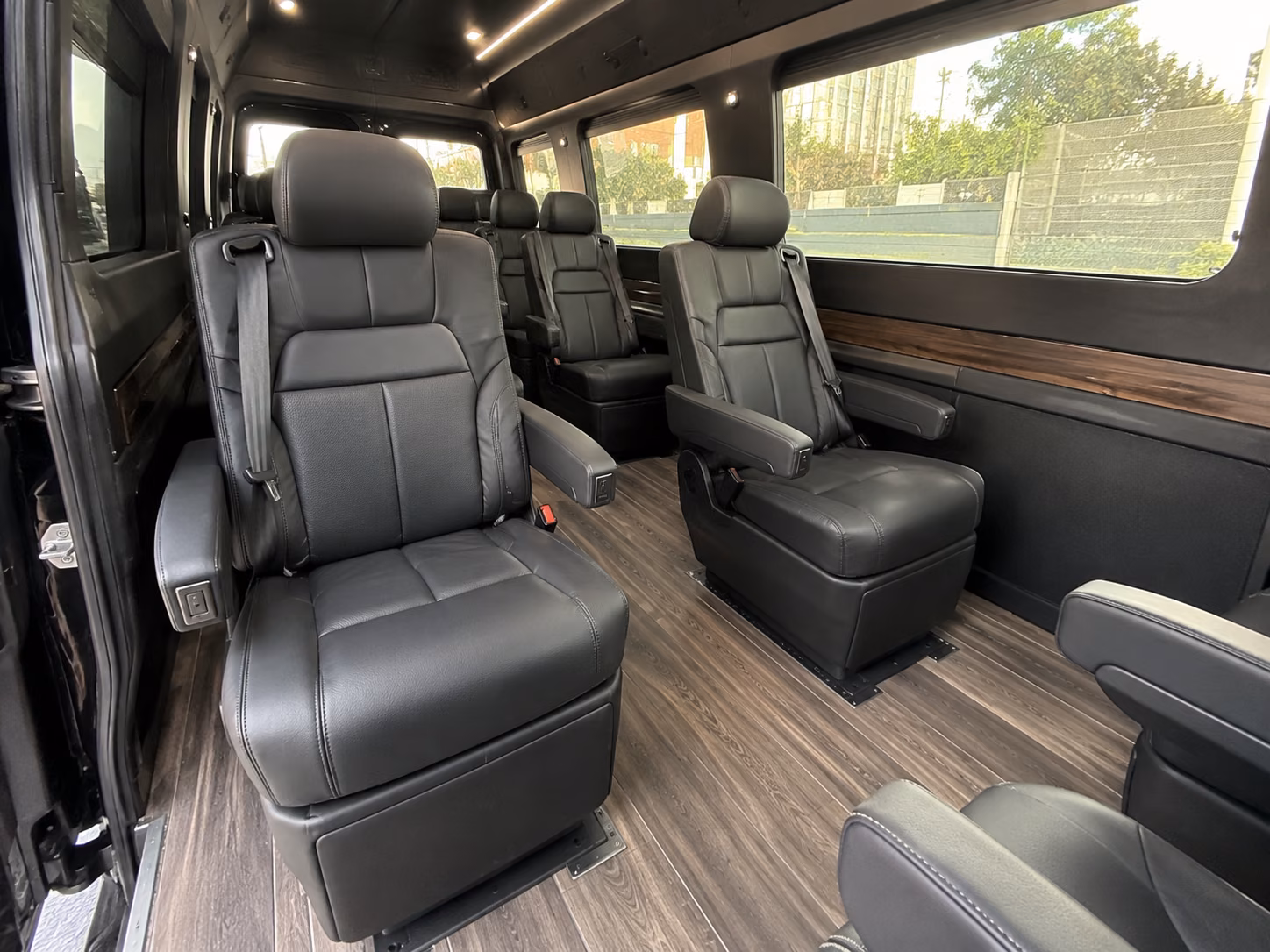 20 passenger sprinter van inside