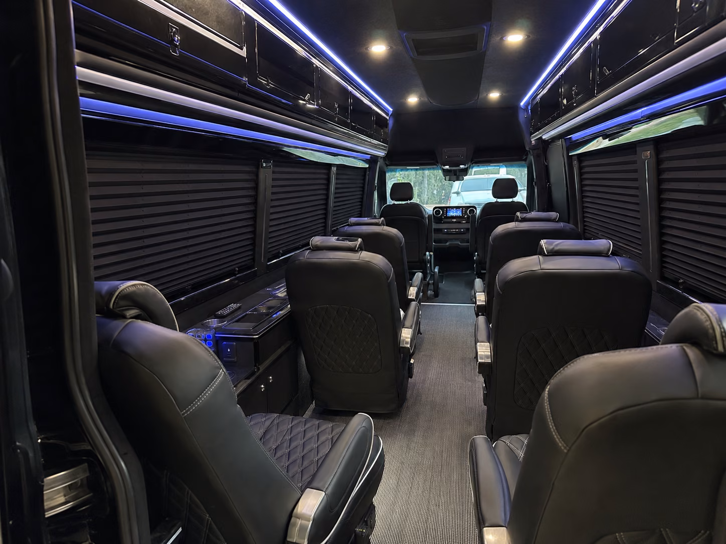 hialeah 10 passenger sprinter van inside