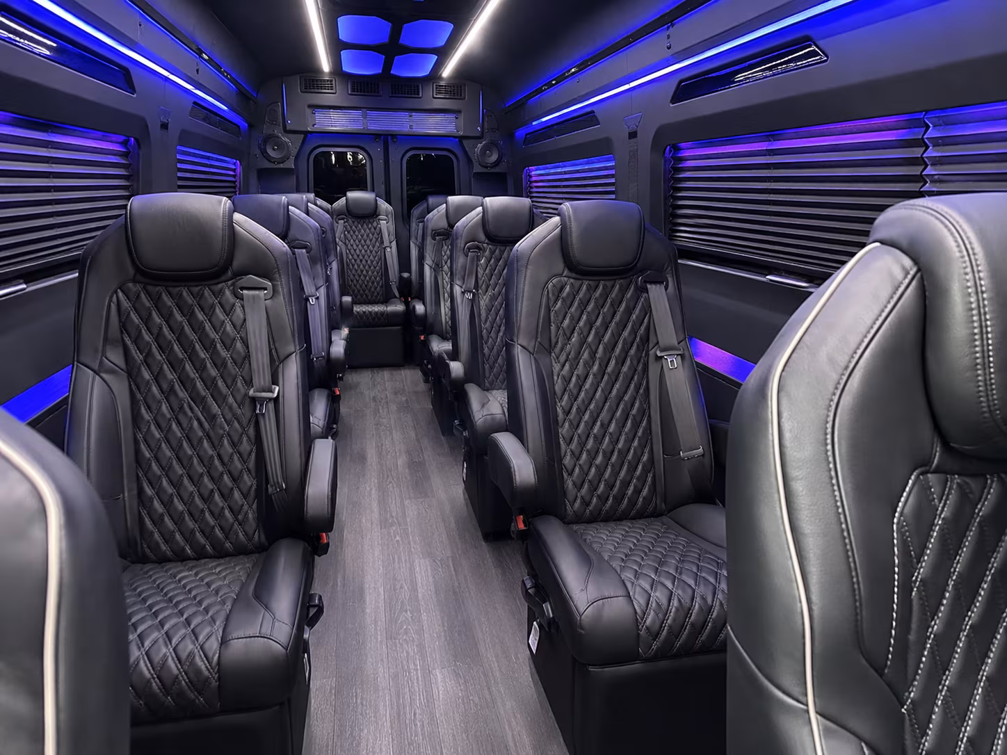 hialeah 12 passenger sprinter van interior