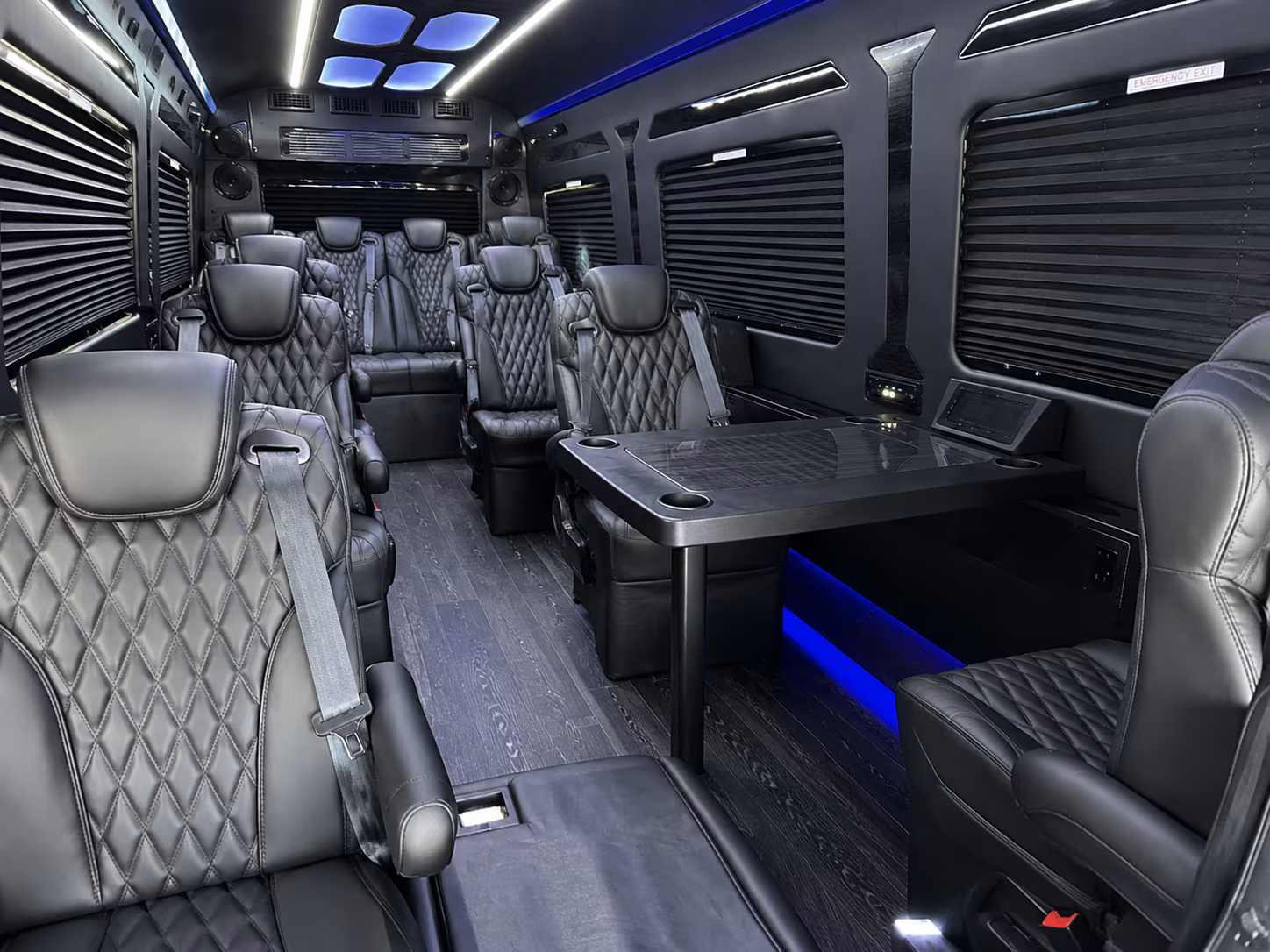 hialeah 18 passenger sprinter van inside